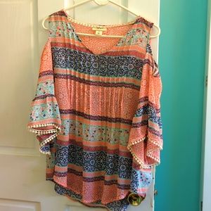 Style & Co Cold Shoulder Shirt